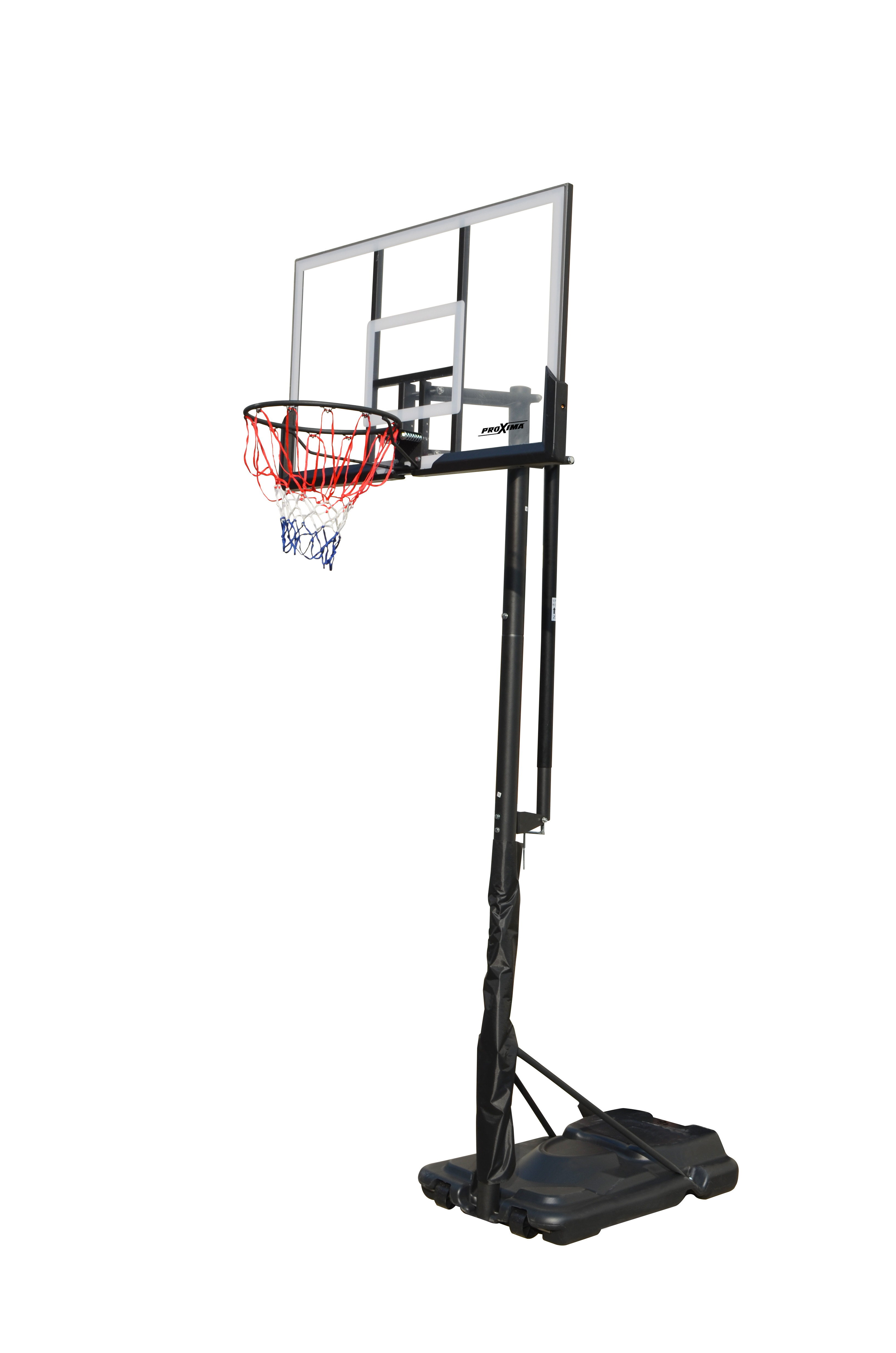 Мобильная баскетбольная стойка Proxima 50", поликарбонат. Фото N2