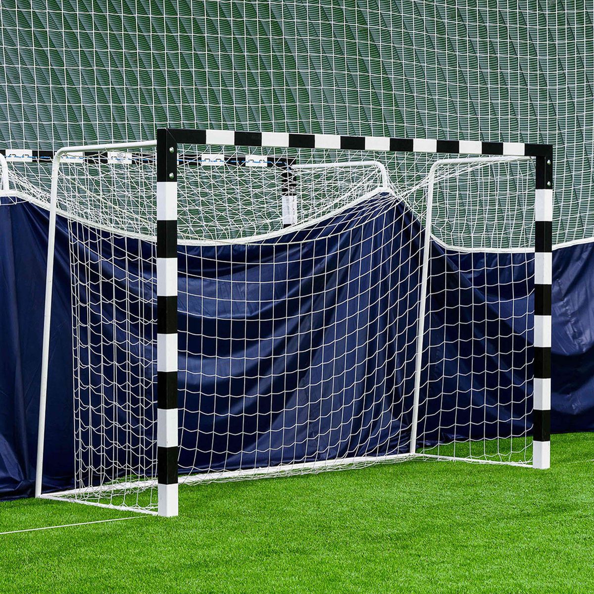 Ворота ZSO для мини-футбола, гандбола с разметкой, профиль 80х80 мм (без сетки). Фото N3