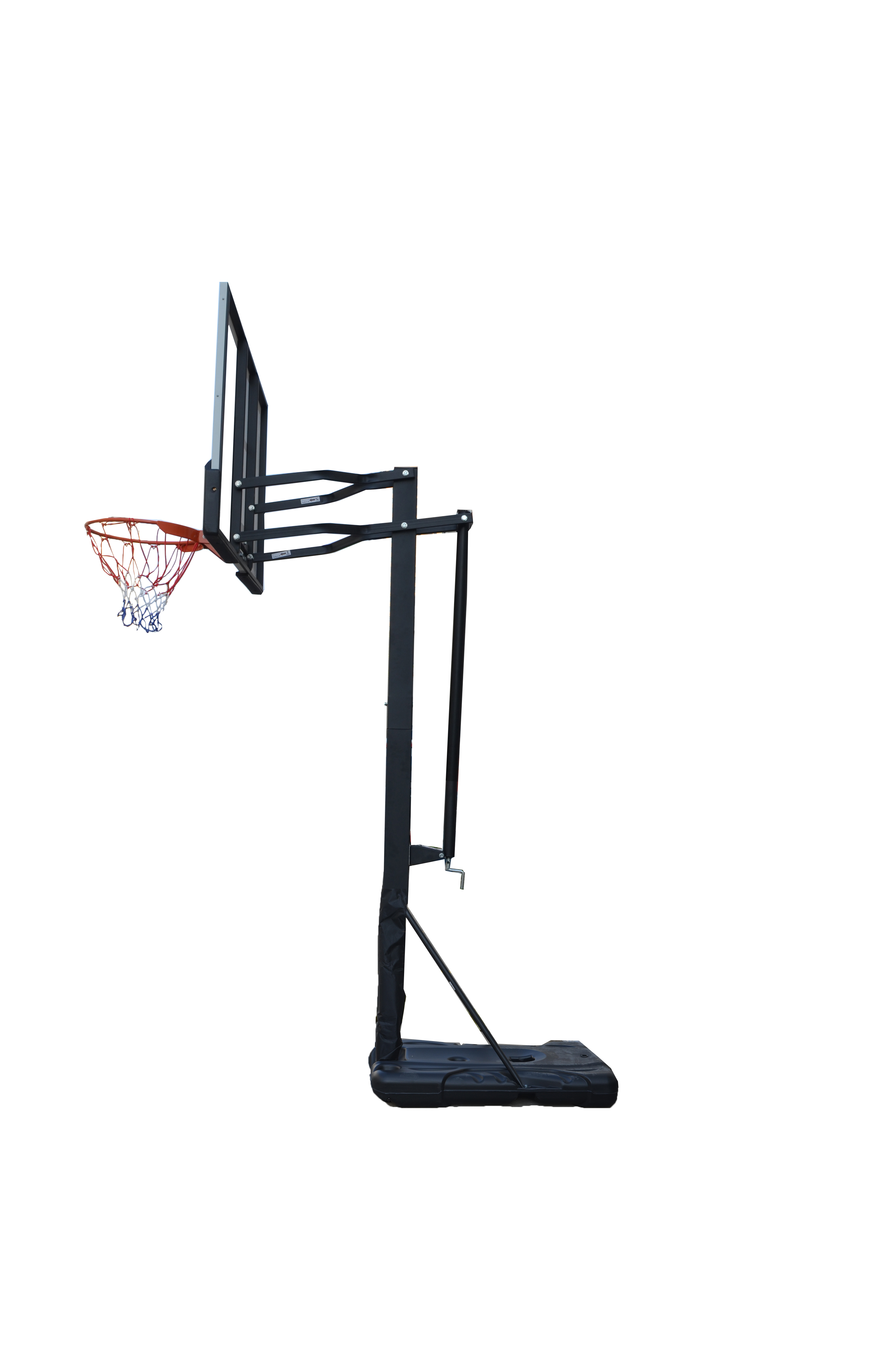 Мобильная баскетбольная стойка Proxima 60", поликарбонат. Фото N2