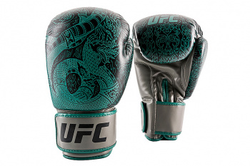 Перчатки для бокса UFC PRO Thai Naga (зеленый/серый)