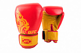 Перчатки для бокса UFC Premium True Thai (красный/золотой)